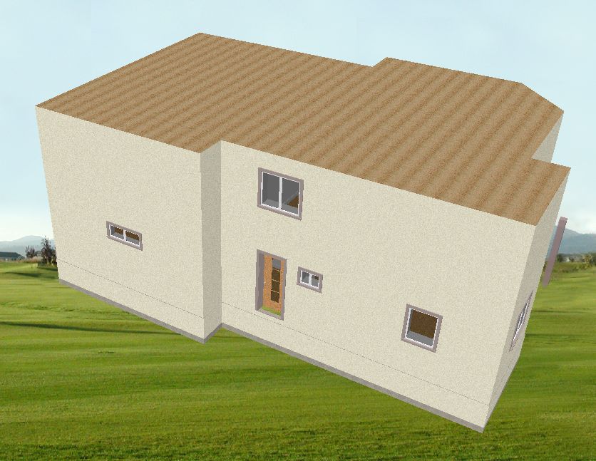 Mon plan maison 3d sans toit